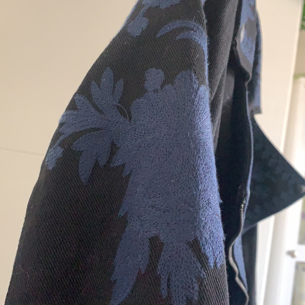 Luxury designer Marchesa Voyager Embroidered Moto - Picture 12 of 15